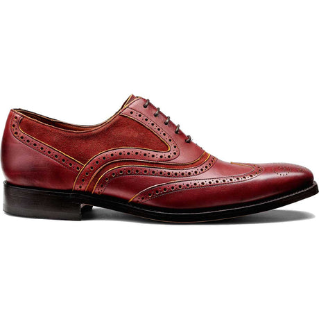 BARKER McClean Shoes - Mens Brogue - Rum & Mustard