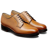 BARKER Nairn Shoes – Mens Country Derby Dainite Sole – Tan Fine Grain
