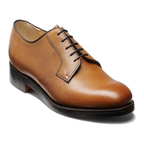 BARKER Nairn Shoes – Mens Country Derby Dainite Sole – Tan Fine Grain