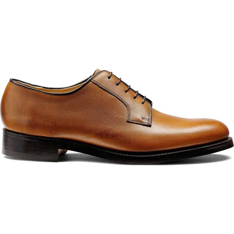 BARKER Nairn Shoes – Mens Country Derby Dainite Sole – Tan Fine Grain