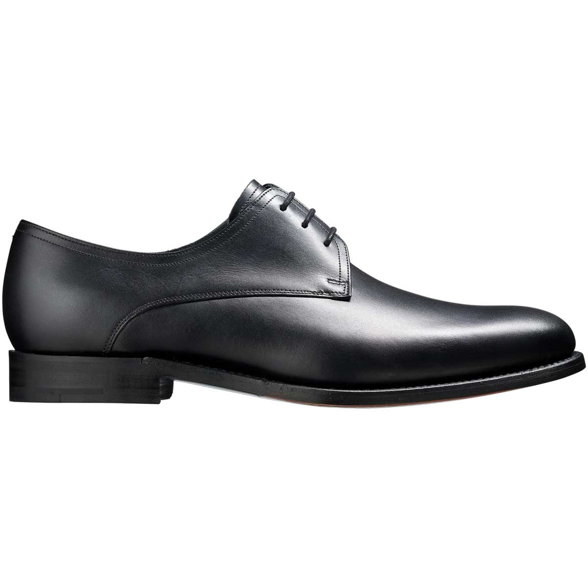 BARKER Newbury Park Shoes - Mens Derby Style - Black Calf
