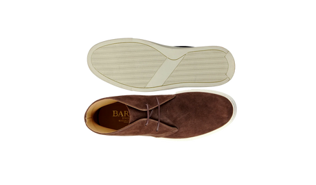 BARKER Orlando Chukka Boots - Mens - Ebony Kid Suede