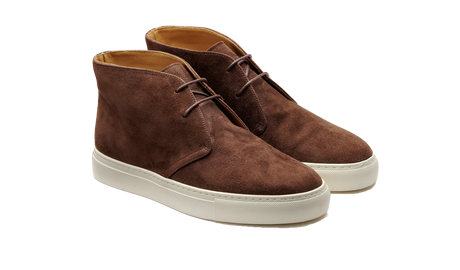 BARKER Orlando Chukka Boots - Mens - Ebony Kid Suede