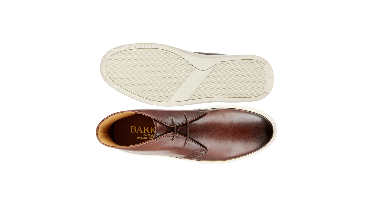BARKER Orlando Chukka Boots - Mens - Mocha Calf