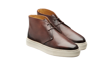 靴 Vintage Archive Leather Chukka Boots 27