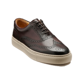 BARKER Owen Shoes - Men's Brogue Sneaker - Mocha Calf