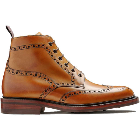 BARKER Pennine Boots - Mens Derby Brogue - Cedar Calf