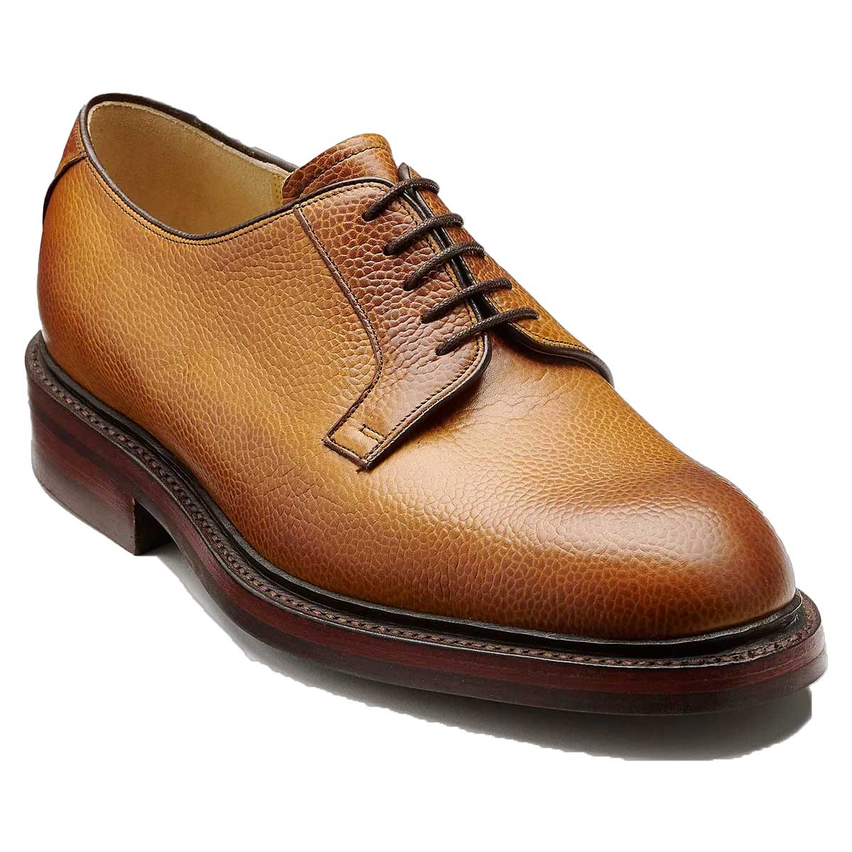 BARKER Penrith Shoes - Mens Derby - Cedar Grain