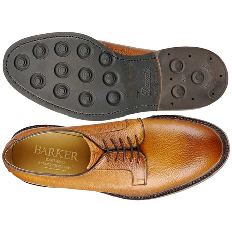 BARKER Penrith Shoes - Mens Derby - Cedar Grain