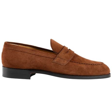 BARKER Shoes Braunton - Classic Leather Loafers - Old Snuff Suede