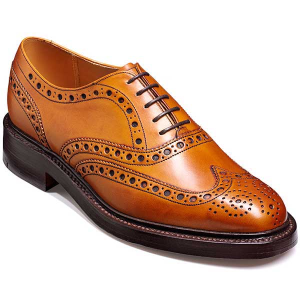 Barker Shoes - Westfield Country Brogue - Cedar Calf