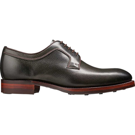 BARKER Skye Shoes - Mens Derby Dainite Sole - Olive Green Grain