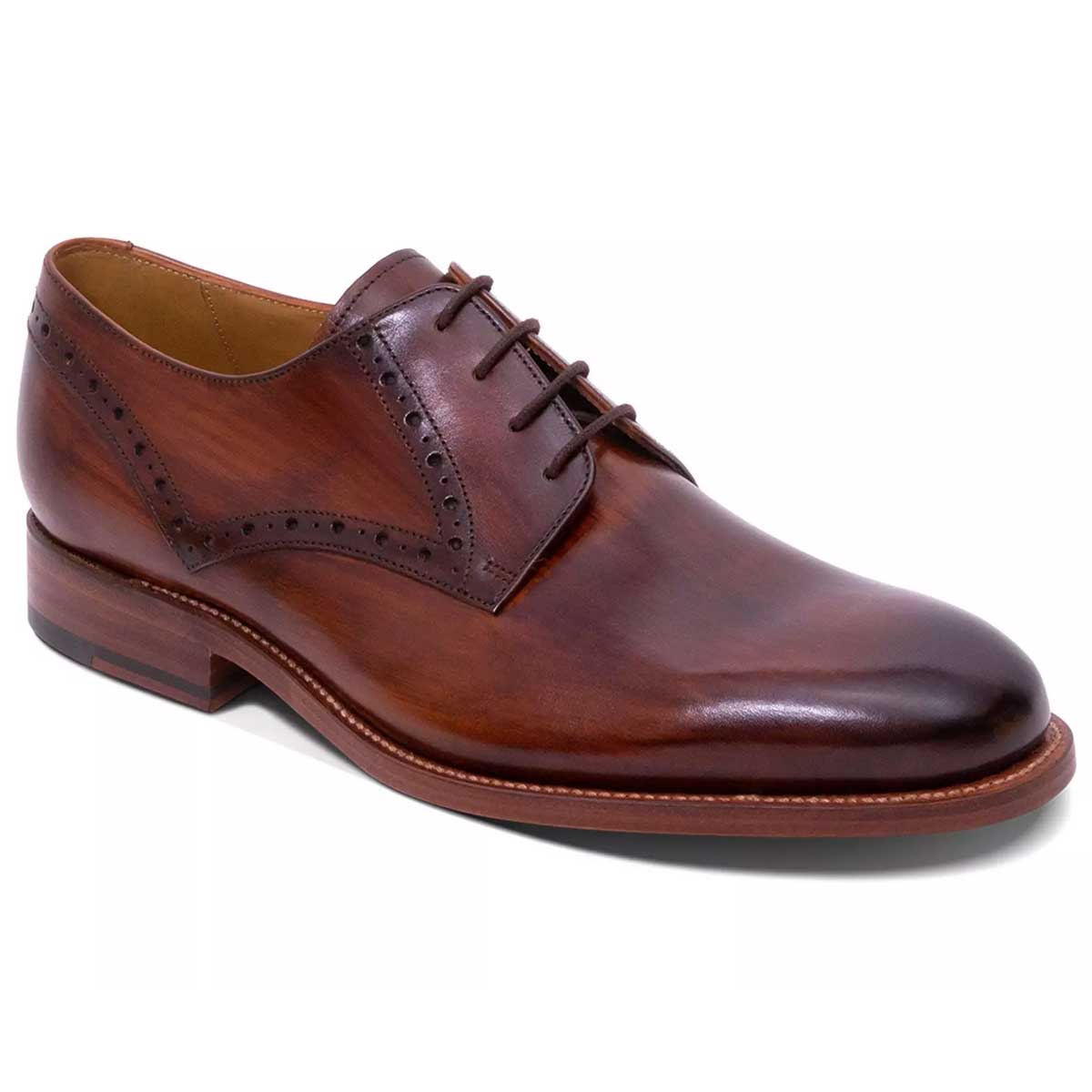 BARKER Trent Shoes - Mens - Hand Brushed Brown