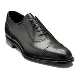 BARKER Warwick Shoes - Mens Oxford Brogues - Black Calf