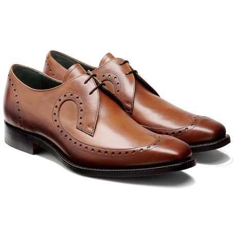 BARKER Woody Shoes - Mens Brogues - Expresso Calf