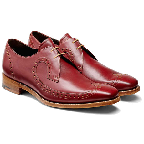 BARKER Woody Shoes - Mens Brogues - Rum & Mustard Calf