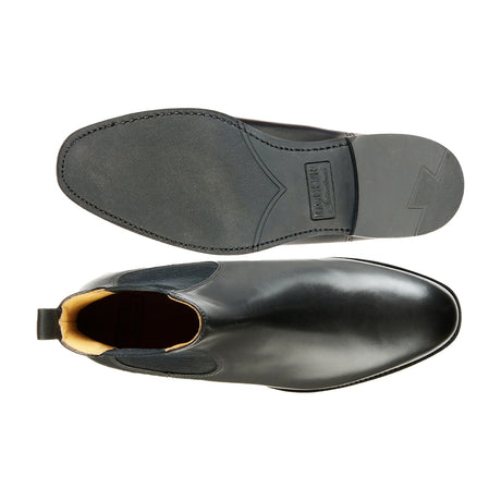 BARKER Wantage Boots - Mens Chelsea - Black Calf - sole view