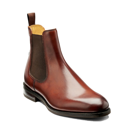 BARKER Wantage Boots - Mens Chelsea - Walnut Calf - front view