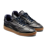 BARKER Wyatt Sneakers - Mens - Navy Dip Dyed - angled pair view