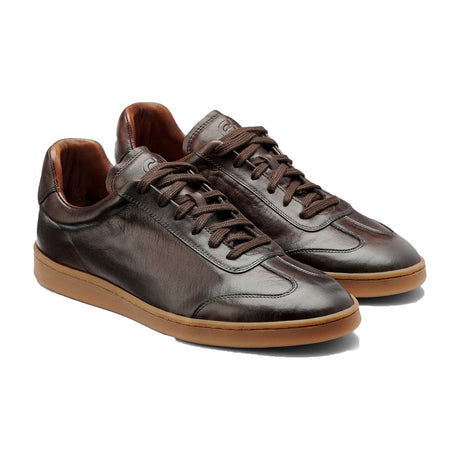 BARKER Wyatt Sneakers - Mens - Chestnut Dip Dyed - angled pair view