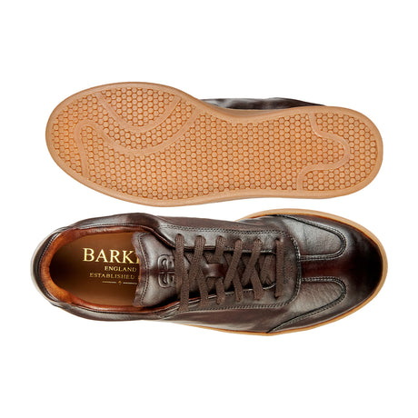 BARKER Wyatt Sneakers - Mens - Chestnut Dip Dyed - sole view