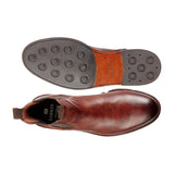 BARKER Wick Boots - Mens Chelsea - Rosewood Dip Dyed - sole view