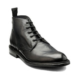 BARKER Ryan Boots - Mens Lace Up - Black Dip Dyed - front view