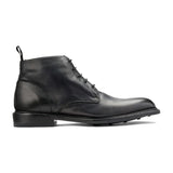 BARKER Ryan Boots - Mens Lace Up - Black Dip Dyed - side view