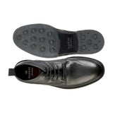 BARKER Ryan Boots - Mens Lace Up - Black Dip Dyed - sole view