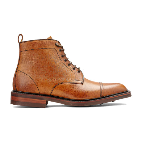 BARKER Langdale Boots - Mens Lace Up - Cedar Grain - side view