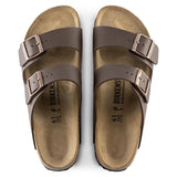 BIRKENSTOCK Arizona Birko-Flor Dark Brown Regular Fit - top view
