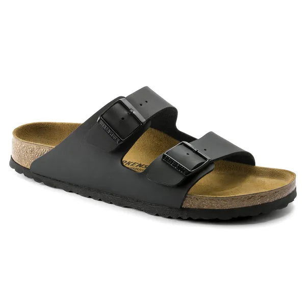 BIRKENSTOCK Arizona Birko-Flor Black Regular Fit - main view