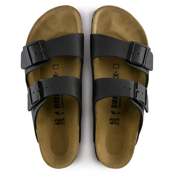 BIRKENSTOCK Arizona Birko-Flor Black Regular Fit - top view