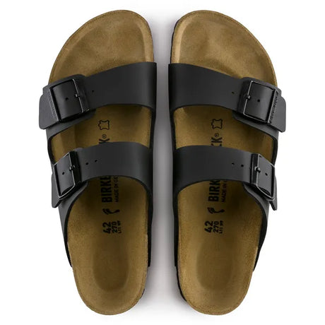 BIRKENSTOCK Arizona Birko-Flor Black Regular Fit - top view