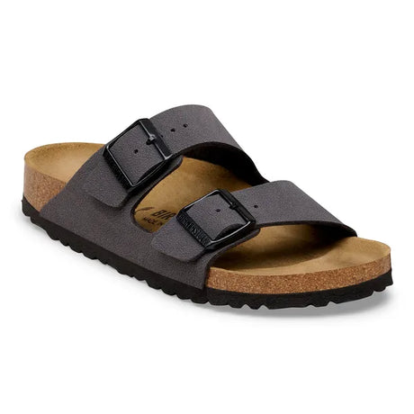 BIRKENSTOCK Arizona Velvet Gray / Black Buckles main view