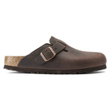 BIRKENSTOCK Boston Habana oiled leather clogs – side