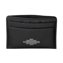 Load image into Gallery viewer, PAMPEANO - Rombo Card Slip - Black Leather
