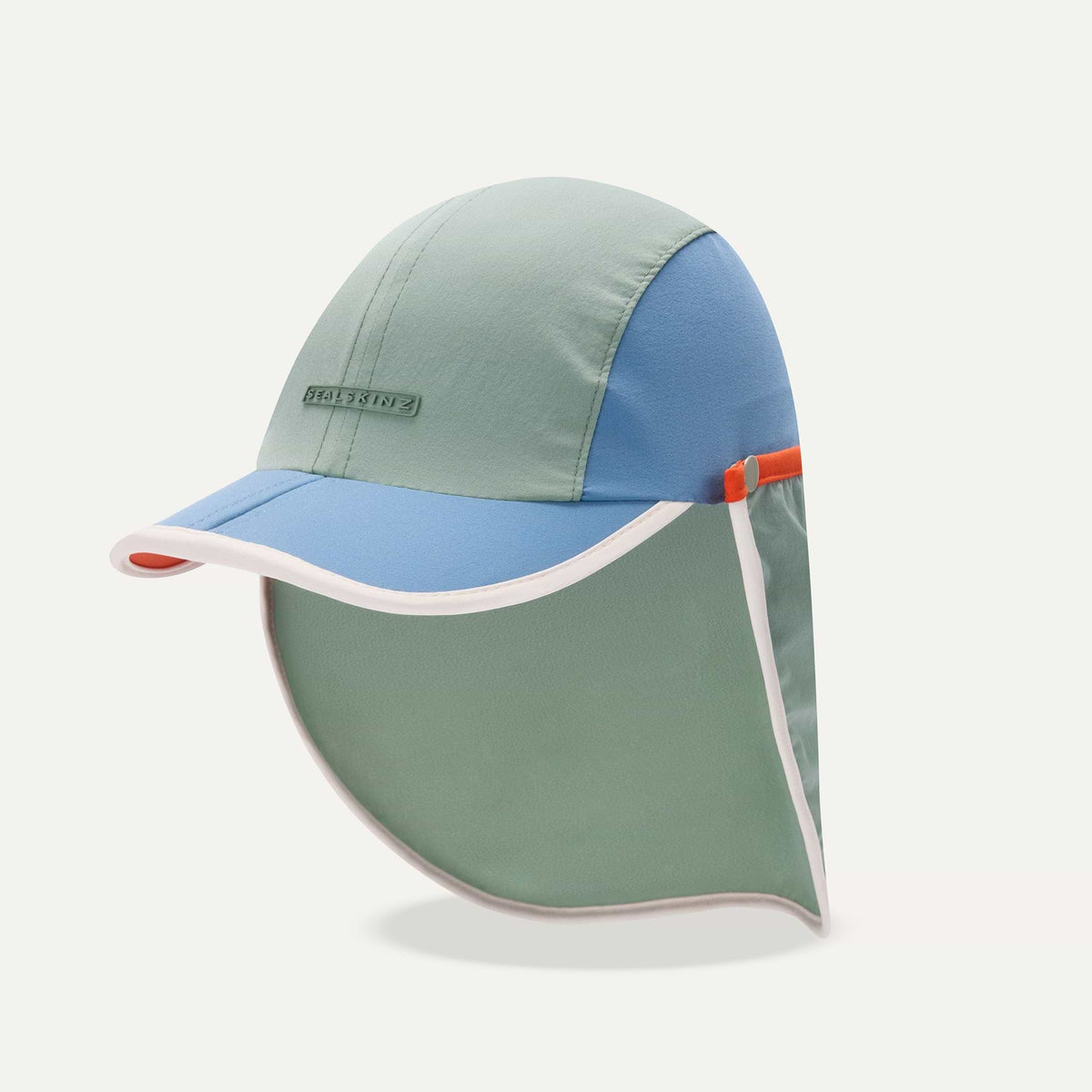 SEALSKINZ Broomhill Kid's Foldable Cap with Neck Protector - product view 1