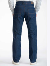 BRUHL Mens Genua III B Light Ring Denim Jeans - Dark Blue Bruhl