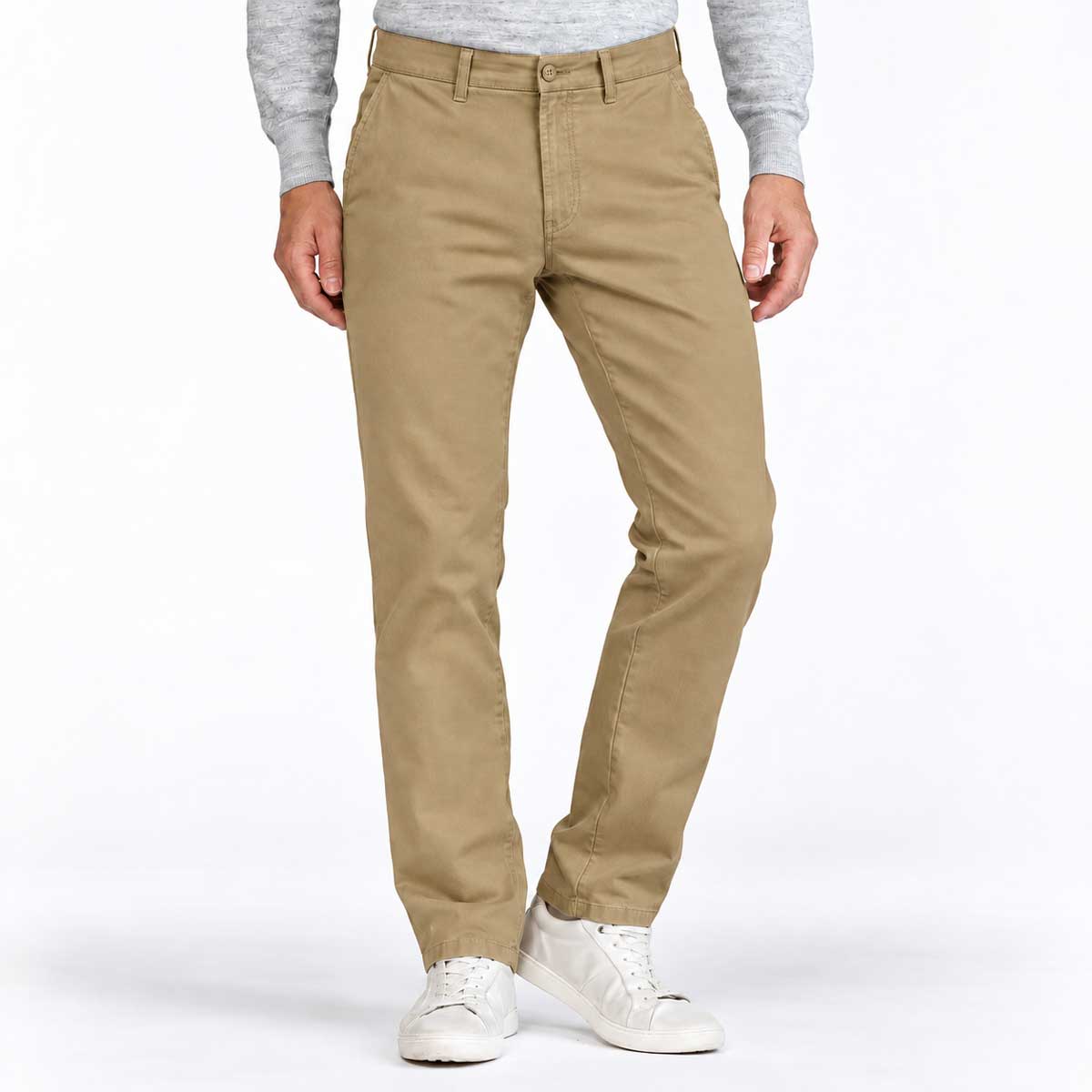 BRUHL Parma B Chinos - Pima Cotton - Dark Beige