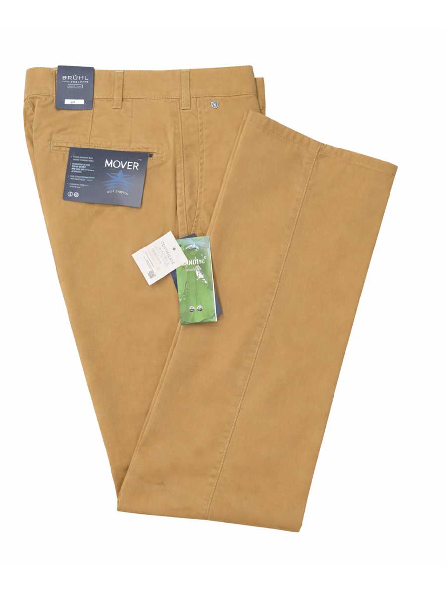 BRUHL Parma B Stretch Cotton Chino - Men's - Beige