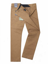 BRUHL Parma B Stretch Cotton Chino - Men's - Beige
