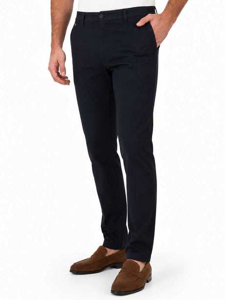 BRUHL Parma B Stretch Cotton Chino - Men's - Navy