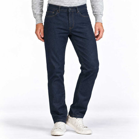 BRUHL York DO 5 Pocket Denim Chinos - Dark Blue Stone