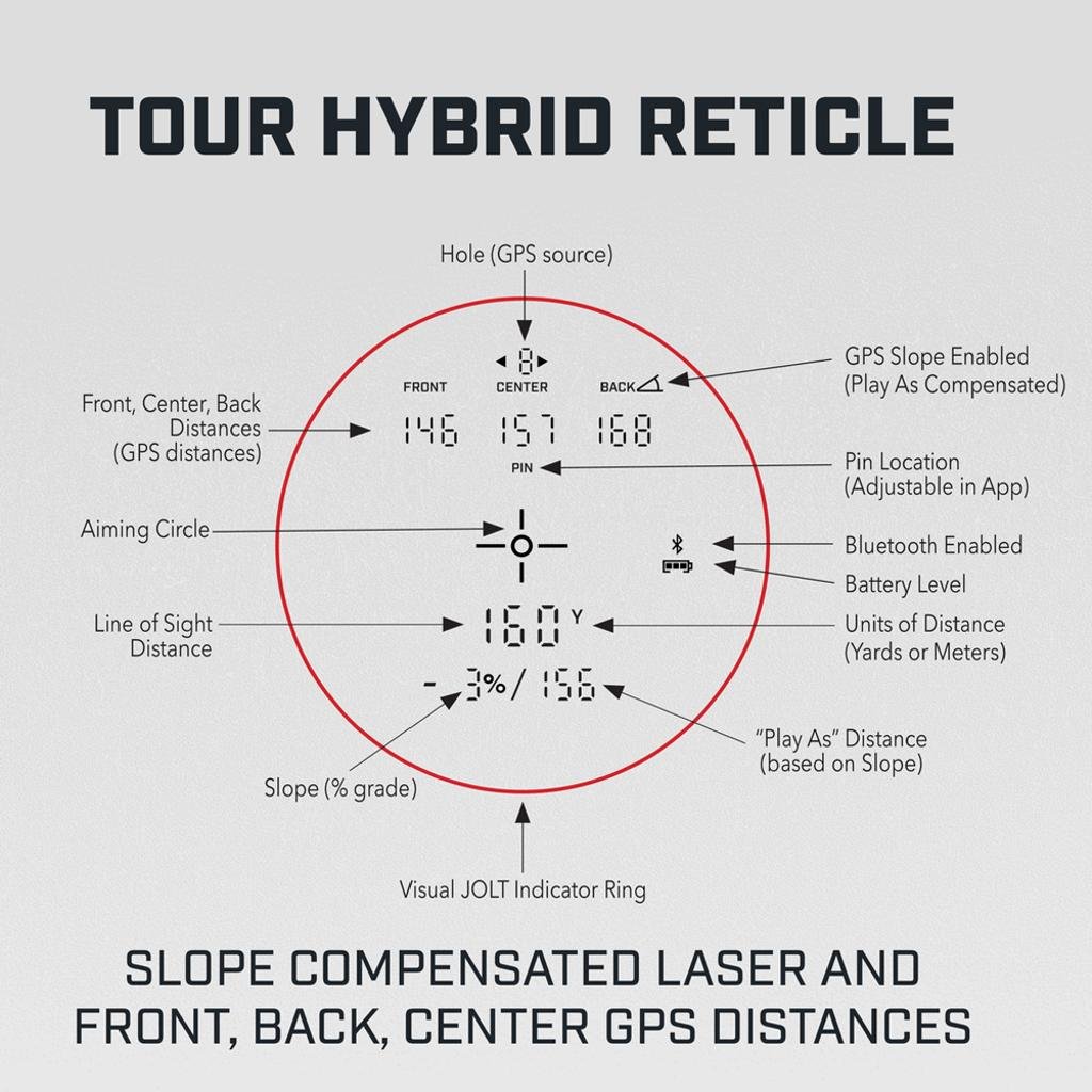 BUSHNELL Tour Hybrid Golf Laser Rangefinder