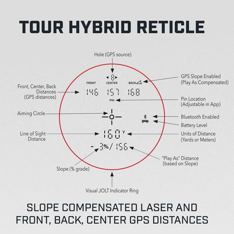 BUSHNELL Tour Hybrid Golf Laser Rangefinder