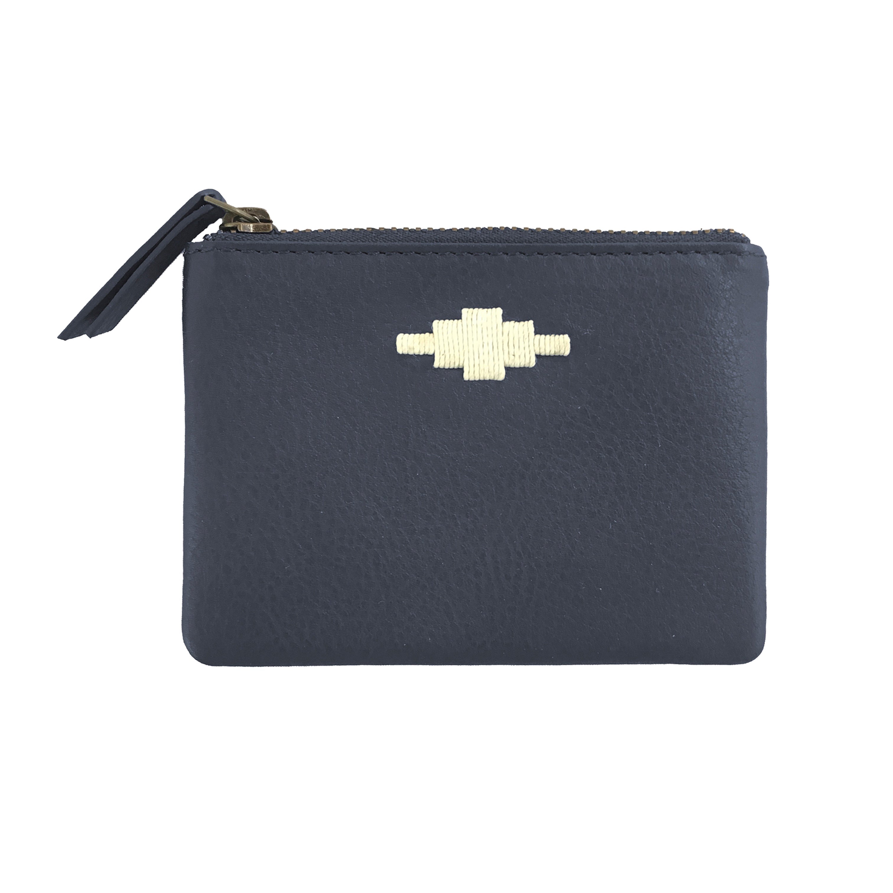 PAMPEANO - Cambio Pouch Purse - Navy Leather