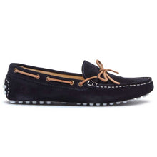 Load image into Gallery viewer, CHATHAM Aria Suede Driving Moccasins - Women&#39;s - Navy

