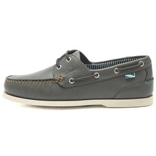 Load image into Gallery viewer, CHATHAM Crew G2 Premium Leather Boat Shoes - Men&#39;s - Dark Grey
