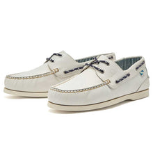 Load image into Gallery viewer, CHATHAM Crew G2 Premium Leather Boat Shoes - Men&#39;s - White
